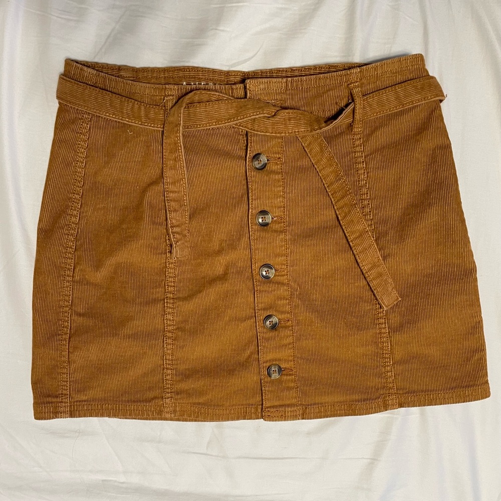 American Eagle A-line corduroy skirt